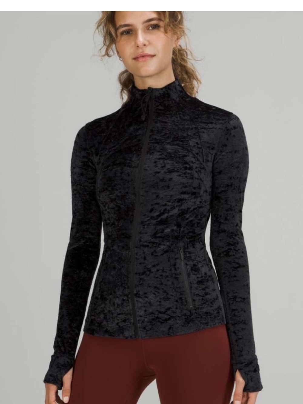 lululemon athletica Black Velvet Define Jacket